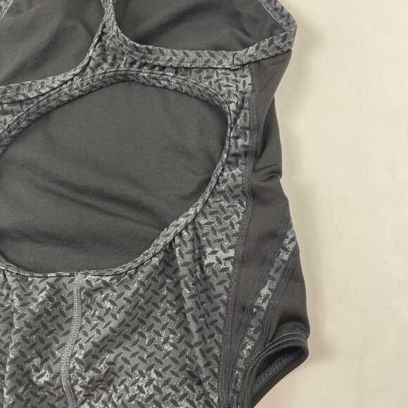 TYR One Piece Swimsuit Women’s Sz 36 Black High Cut Criss Cross Back Straps - Picture 6 of 10